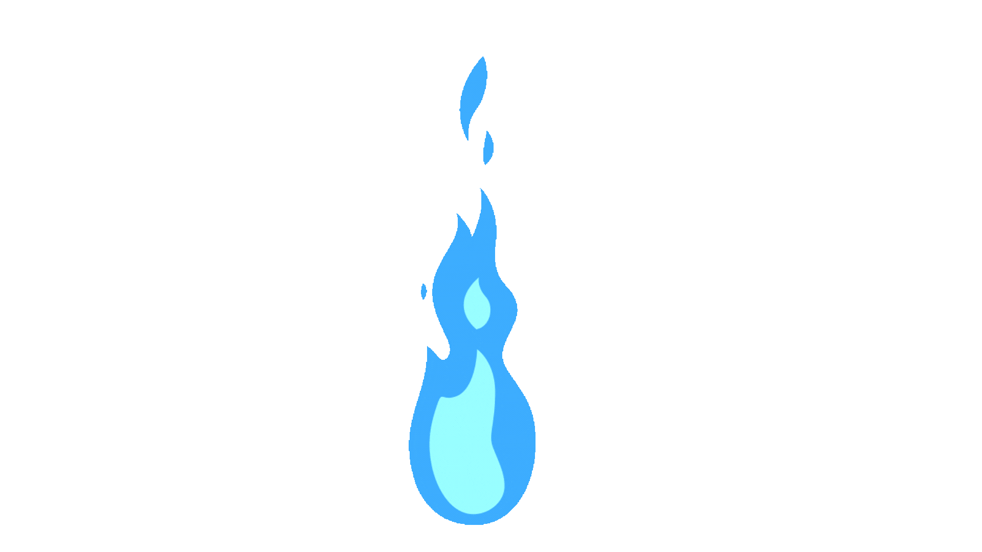 A blue flamme gif