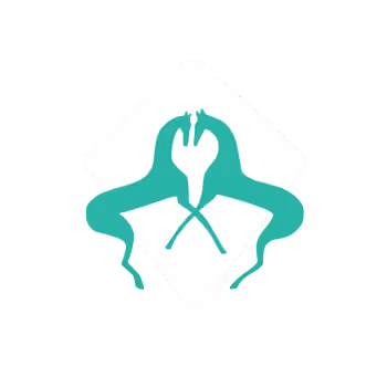 Iconography of two horses fighting against each other