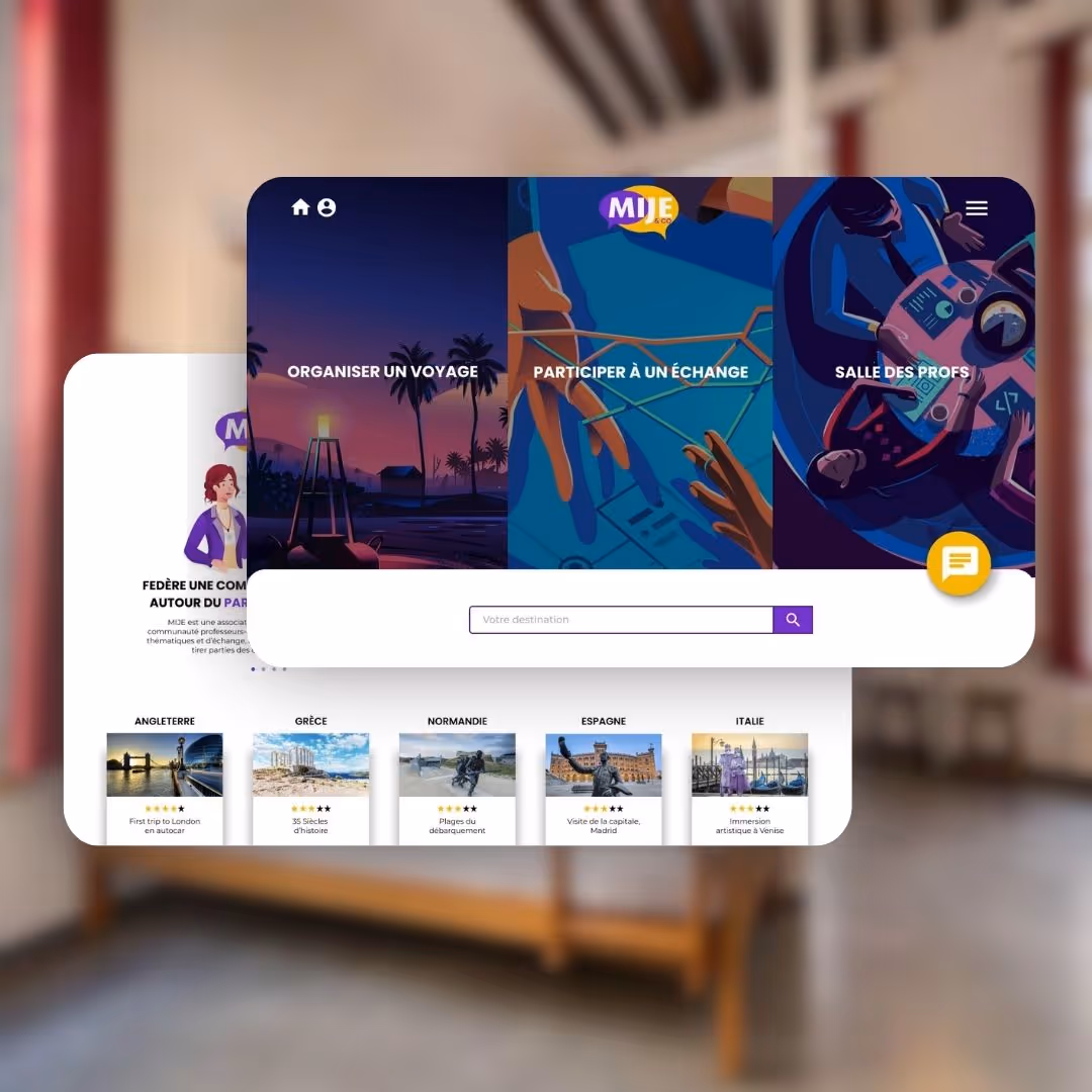 mije application professeur