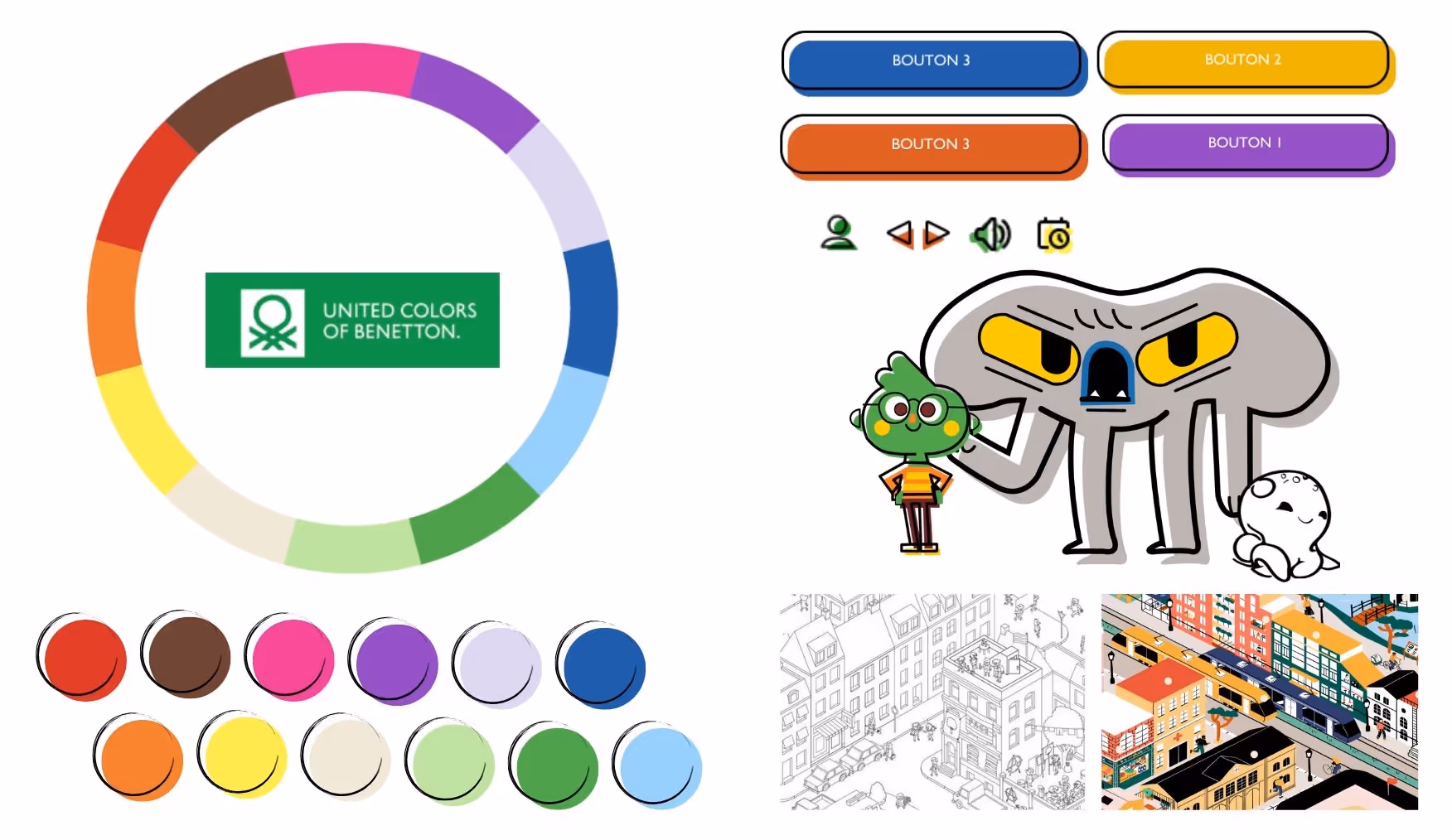 Benetton jeu recommandation UI KIT