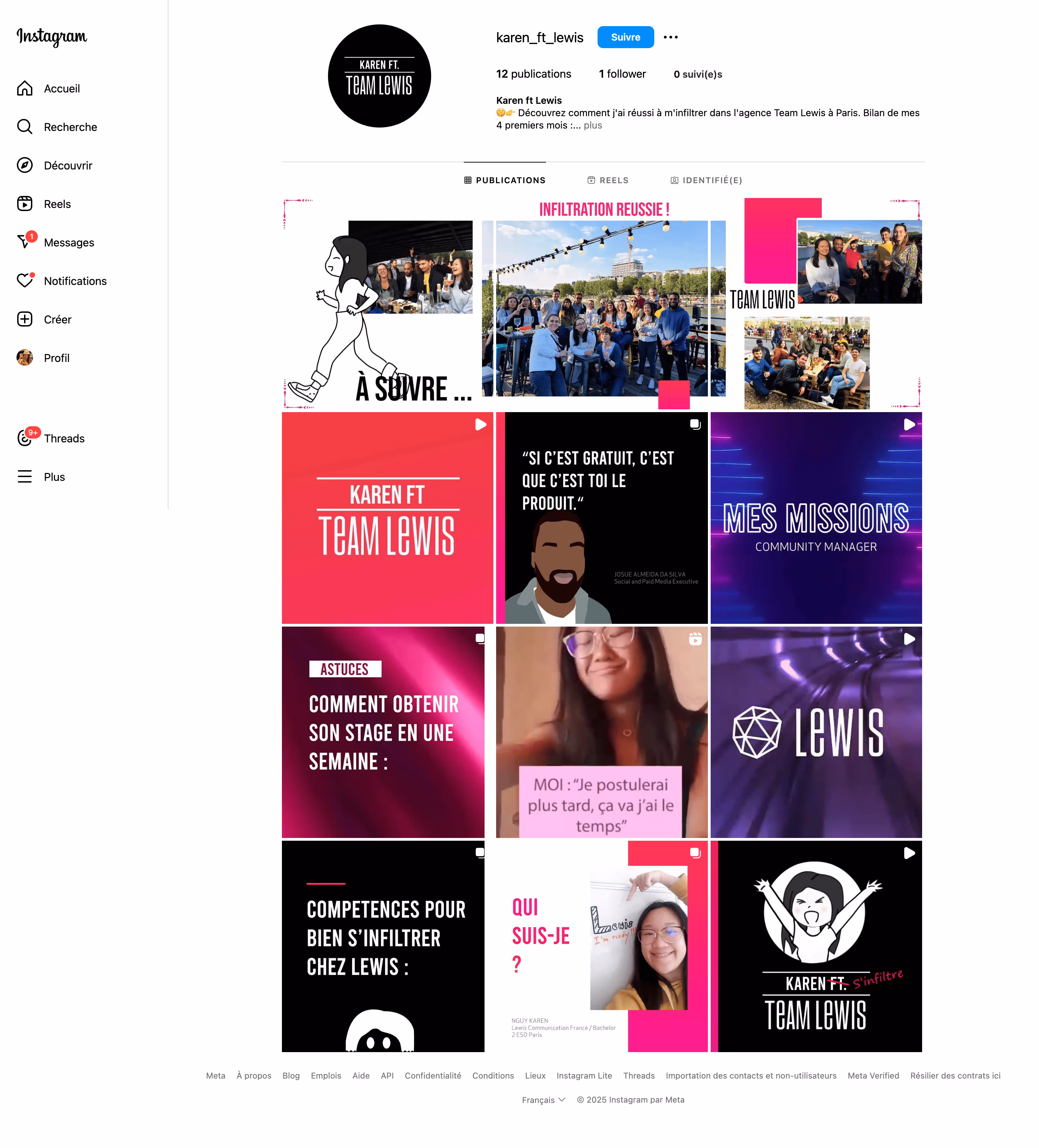 Team Lewis feed stage