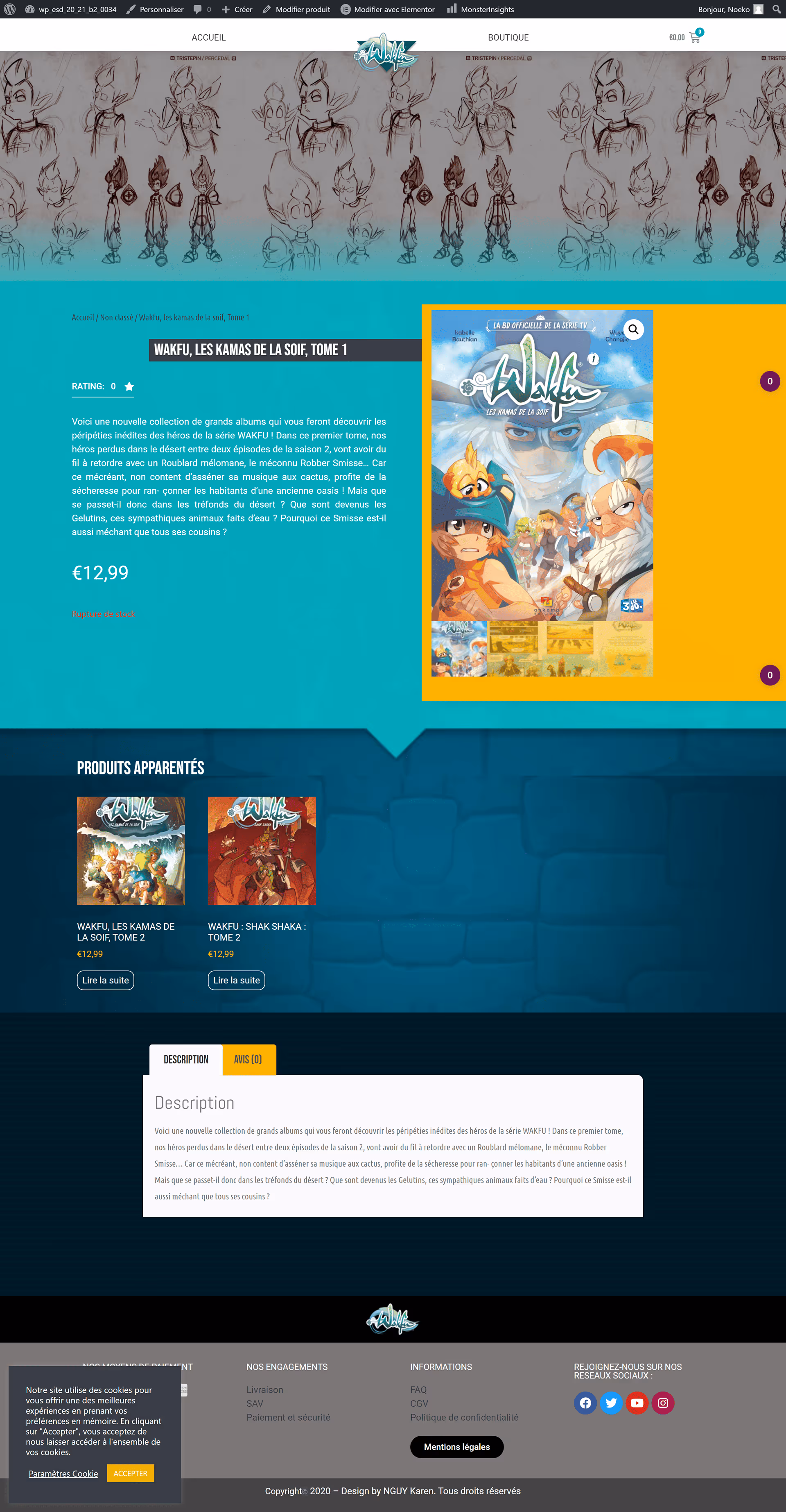 Page Produit Wakfu